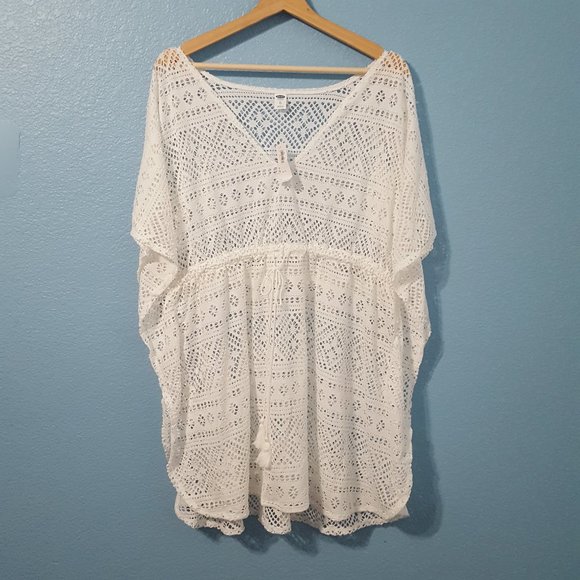 Old Navy NWT Swimsuit Cover Up White Size XL - Picture 1 of 6